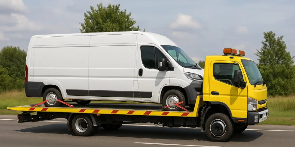 Grúa de rescate para furgonetas y vehículos grandes