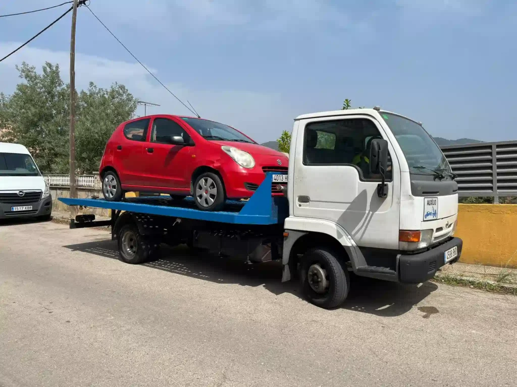 Coche remolcado por error