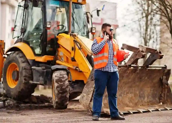 Servis traktorového jeřábu