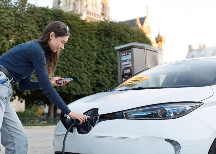 Servicio de grúa coche eléctrico