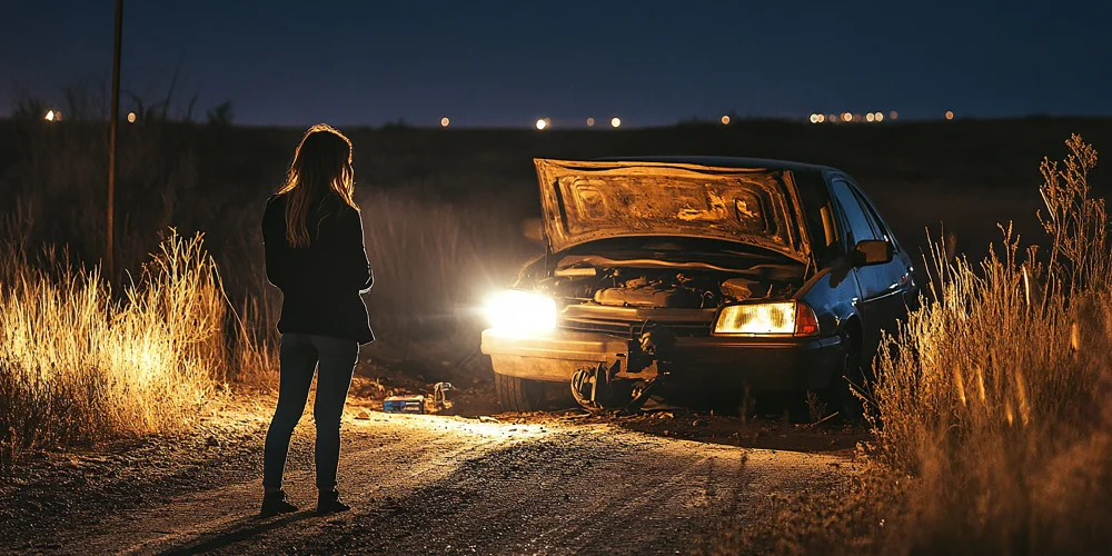 Solo en la carretera de noche: Consejos de seguridad emocional para conductores solitarios